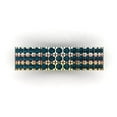 thumbnail image 1 of 1 ct Brilliant Round Cut Natural London Blue Topaz 14k White/Rose/Yellow Gold Stackable Band SZ 6.75, 1 of 6
