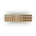 thumbnail image 1 of 1 ct Brilliant Round Cut Simulated Champagne 14k White/Rose/Yellow Gold Stackable Band SZ 6.25, 1 of 6