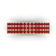 thumbnail image 1 of 1 ct Brilliant Round Cut Simulated Ruby 18K White/Rose/Yellow Gold Stackable Band SZ 9.25, 1 of 6