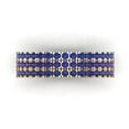 thumbnail image 1 of 1 ct Brilliant Round Cut Simulated Tanzanite 14k White/Rose/Yellow Gold Stackable Band SZ 4.75, 1 of 6