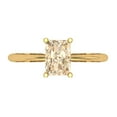 thumbnail image 1 of 1 ct Radiant Cut Natural Morganite Solitaire Engagement Ring for Women in 18K Yellow Gold, 1 of 5
