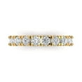 thumbnail image 1 of 1 ctw Wedding Band for Women - 18K Yellow Gold Moissanite Stackable Eternity Ring, 1 of 6