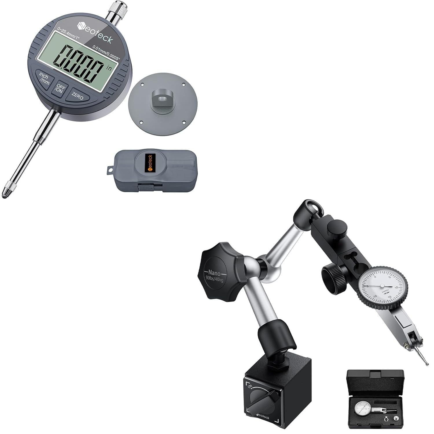 **1'' digital indicator+0.03'' test indicator set - Walmart.com