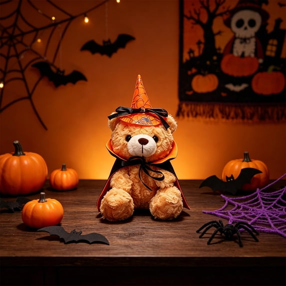 Under 1 dollar Halloween Savings Halloween Teddy Bear Toy and Whimsical Halloween Decorative Ornament Teddy Bear Toy Halloween Decorations indoor Outdoor