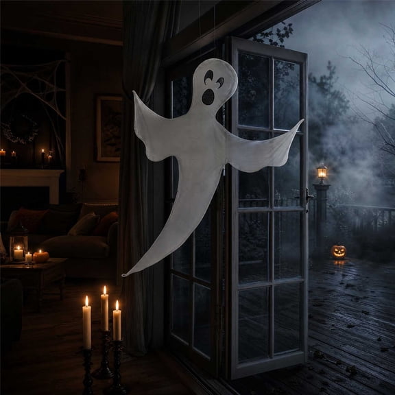 Under 1 dollar Halloween Savings Halloween Tree Hugging Ghost Decor Outdoor Tree Wrap Ghost Surprise Expression Yard Decoration for Garden Lawns Porch Ghost House Halloween Decorations indoor Outdoor