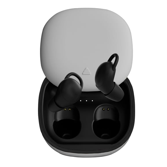 1 dollar items only Wireless Noise Cancelling Workout Earbuds with Secure-Fit Wingtips, Up to 30-Hour Battery Life, Sweat & Water Resistant, IOS & Android Compatible