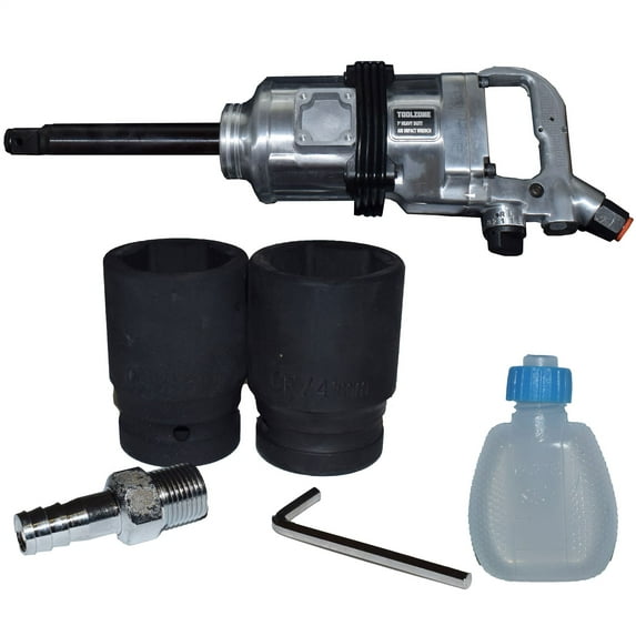 1" dr Air Impact Wrench Gun 38/41 Sockets 2200Nm/1620ftlbs Anvil Hammer