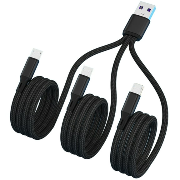 1 for 3 USB 2.0 to 3 Micro USB Splitter Adapter USB Charging Cord USB2.0 to Micro USB Converter For Smartphones Tablets