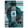 thumbnail image 1 of 1 ft. 10 in. x 2 ft. 8 in. Bristol Epsilon Turquoise Rectangle Accent Rug, 1 of 1