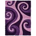 thumbnail image 1 of 1 ft. 10 in. x 3 ft. Finesse Chimes Violet Rectangle Accent Rug, 1 of 1