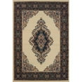 thumbnail image 1 of 1 ft. 10 in. x 3 ft. Manhattan Cathedral Accent Rug, Burgundy, 1 of 1