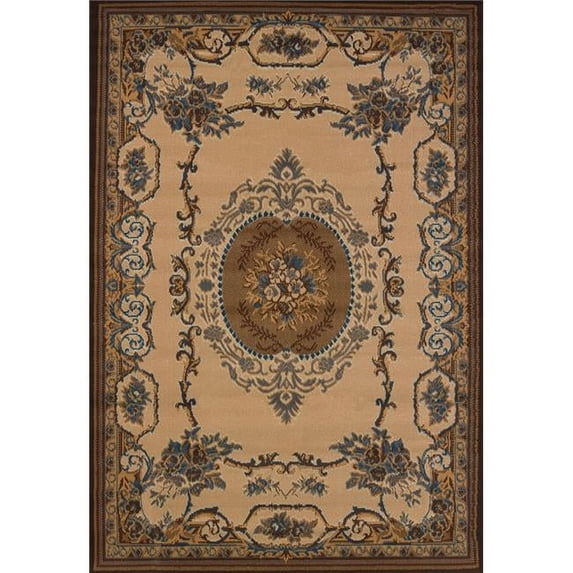 1 ft. 10 in. x 3 ft. Manhattan Lexington Accent Rug, Light Blue