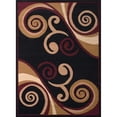thumbnail image 1 of 1 ft. 11 in. x 3 ft. 3 in. Dallas Billow Accent Rug, Burgundy, 1 of 1