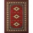 thumbnail image 1 of 1 ft. 11 in. x 3 ft. 3 in. Dallas Tres Accent Rug - Red, 1 of 1