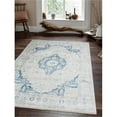thumbnail image 1 of 1 ft. 8 in. x 2 ft. 10 in. Machine Woven Crossweave Polyester Oriental Rectangle Area Rug, Ivory, 1 of 1
