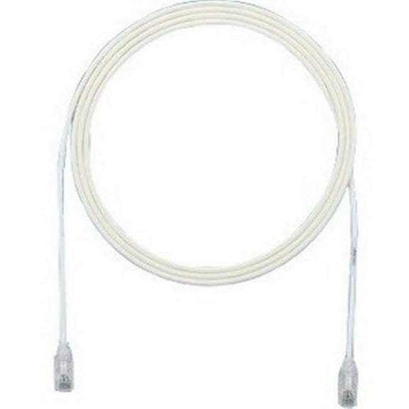 1 ft. CAT6 Cable EA CU 28 AWG UTP Patch Cord, Off White