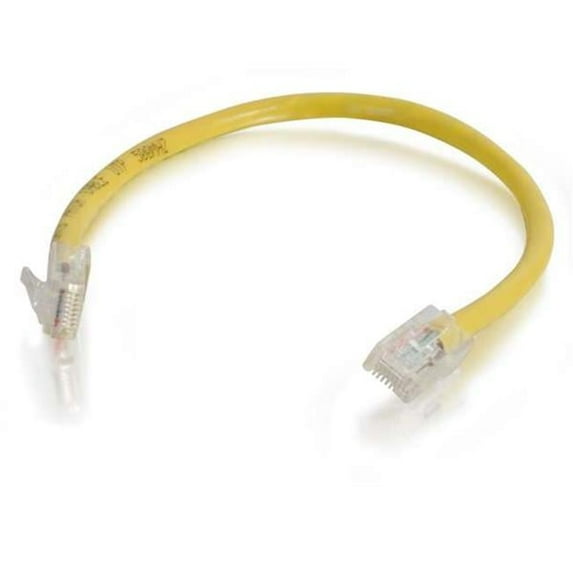 1 ft. Cat6 Non-Booted Unshielded-UTP Ethernet Network Patch Cable - Yellow