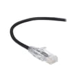 thumbnail image 1 of 1 ft. Slim-Net CAT6 250 MHz 28 AWG Stranded Ethernet Patch Cable - Black, 1 of 1