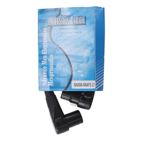1 ft XLR Microphone Cable with Right Angle Female and Right Angle Male connectors.