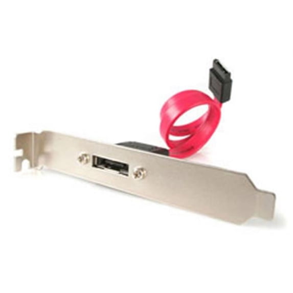 1 ft eSATA Data Internal to External Slot Plate