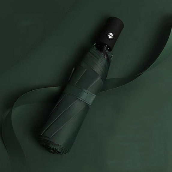 1 fully automatic umbrella, compact and portable design, suitable for travel, rain and water weather resistance, business folding umbrella waterproof rain Black travel umbrella compact umbrella