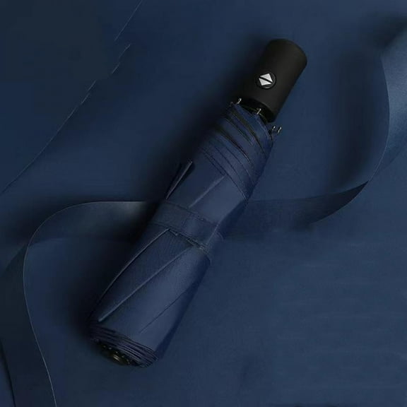 1 fully automatic umbrella, compact and portable design, suitable for travel, rain and water weather resistance, business folding umbrella waterproof rain Black travel umbrella compact umbrella
