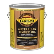 Cabot Creamery Cabot Australian Timber Oil Transparent - Oil-Based Wood Finish - 1 gal   Residential Use, Standard Application