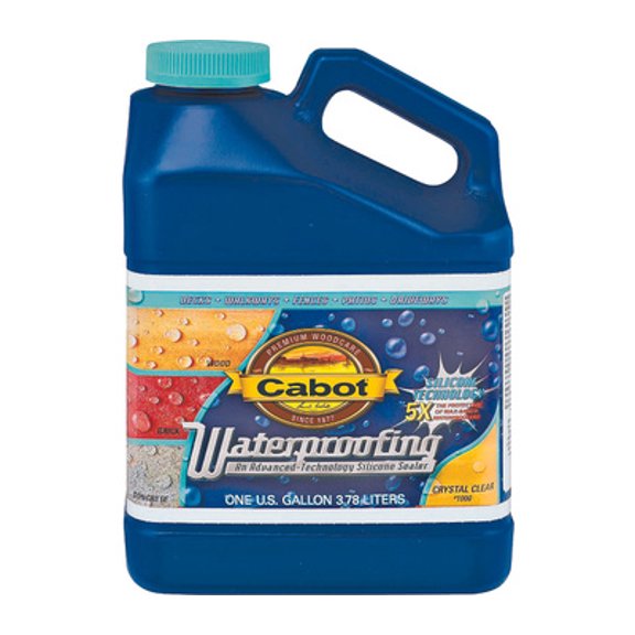 1 gal Cabot Stains 1000 Crystal Clear Waterproofing Sealer With Teflon