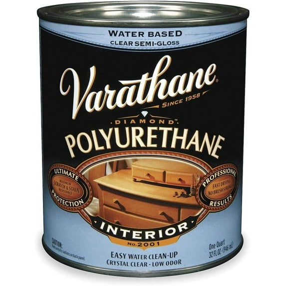 1-gal. Clear Semi-Gloss Water-Based Interior Polyurethane 2-Pack