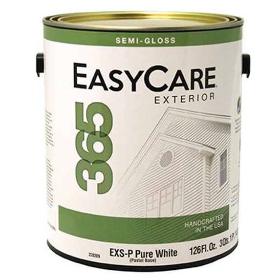 1 gal EXS-P Easycare 365 Pastel Base Exterior Latex House Paint - Durable Acrylic Semi-Gloss