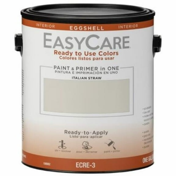 1 gal Eggshell Acrylic Interior Paint & Primer, Italian Straw