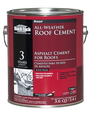 1 gal Gardner-Gibson 6230 Black Black Jack All-Weather Roof Cement