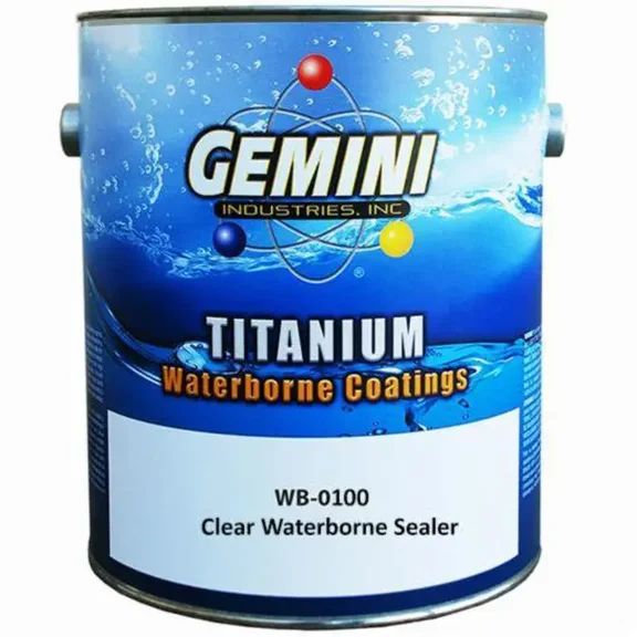 1 gal Gemini WBS-0100 Clear Titanium Waterborne Sealer