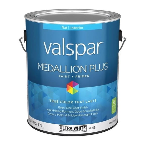 1 gal Medallion Plus Acrylic Latex All Purpose Paint, White