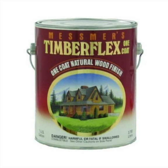 1 gal Messmer's TF-501 Natural Pine Timberflex Alaskan Log Home Formula, Oil-Based Exterior Wood Finish