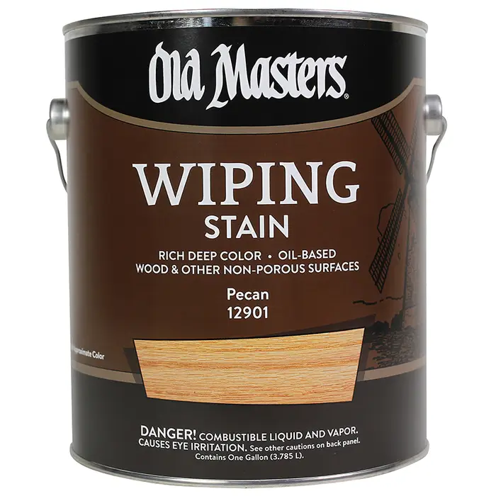 Old Masters Semi-Transparent Pecan Oil-Based Wiping Stain 1 gal