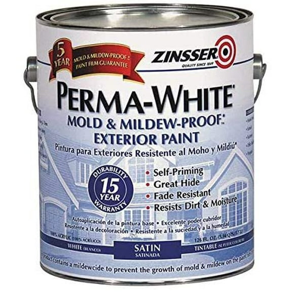 1-gal. Perma-White Satin Exterior Paint 4-Pack