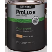 1 gal ProLuxe SIK250-005 Natural Oak SRD RE Reduced Emissions One-Coat Protection for Exterior Wood, Transparent Matte