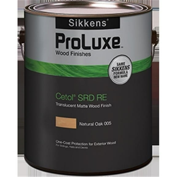 1 gal ProLuxe SIK250-009 Dark Oak SRD RE Reduced Emissions One-Coat Protection for Exterior Wood, Transparent Matte