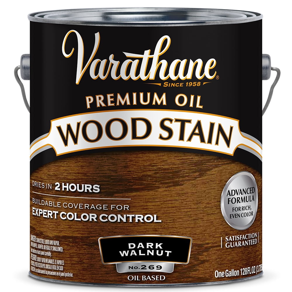 1 gal Rust-Oleum 211686 Dark Walnut Varathane Oil-Based Interior Wood ...