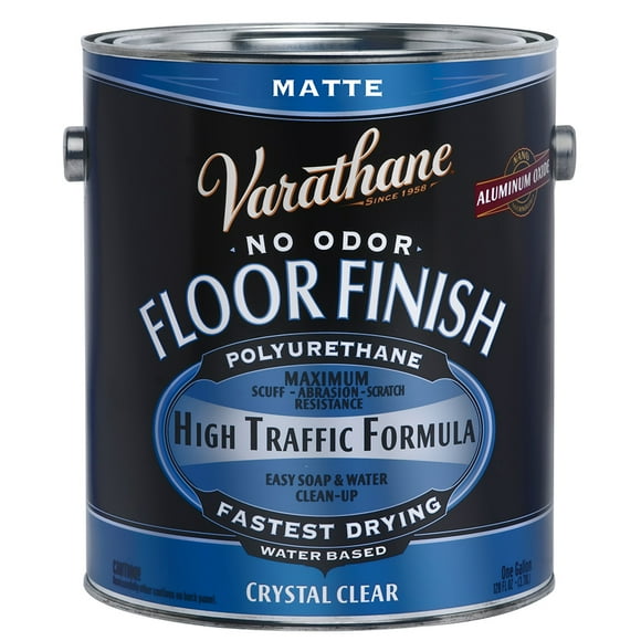 1 gal Rust-Oleum 286820 Varathane Water-Based Interior Floor Polyurethane, Matte
