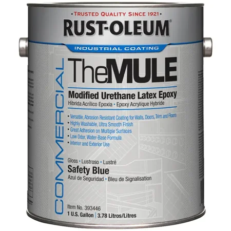 1 gal Rust-Oleum 393446 Safety Blue MULE Modified Urethane Latex Epoxy, Gloss