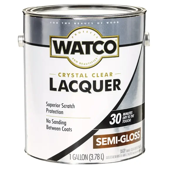 1 gal Rust-Oleum 63131 Clear Watco Brushing Lacquer, Semi-Gloss