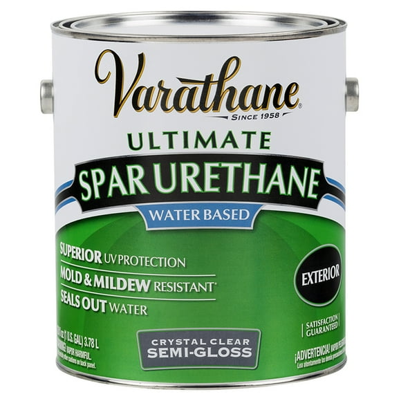 1 gal Rust-Oleum Brands 250131 Clear Varathane, Diamond Water-Based Spar Urethane, Semi-Gloss