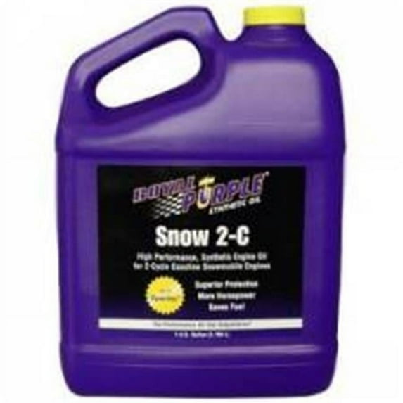 1 gal Snow 2-C Snowmobile Oil Jug