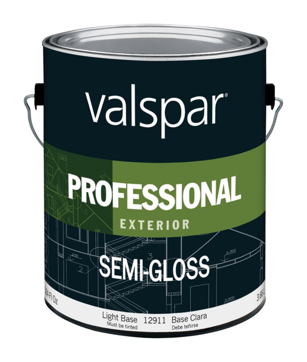 1 gal Valspar 12911 Light Base Professional Interior Latex Paint, Semi-Gloss