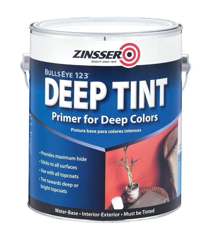 Zinsser Bulls Eye 123 Deep Tint White Primer and Sealer 1 gal Walmart