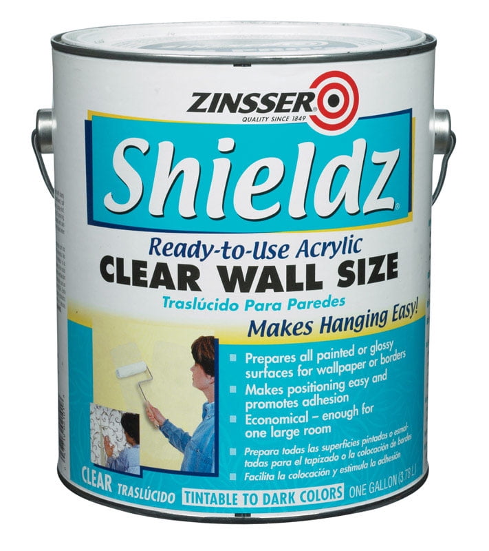 1 gal Zinsser 2101 Clear Shieldz Water-Based Acrylic Wallpaper Primer