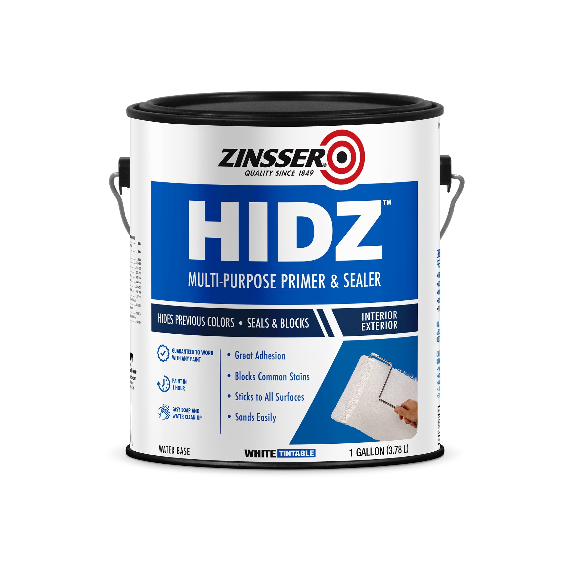 White, Zinsser HIDZ Multi-Purpose Primer & Sealer-373358, 1 gal