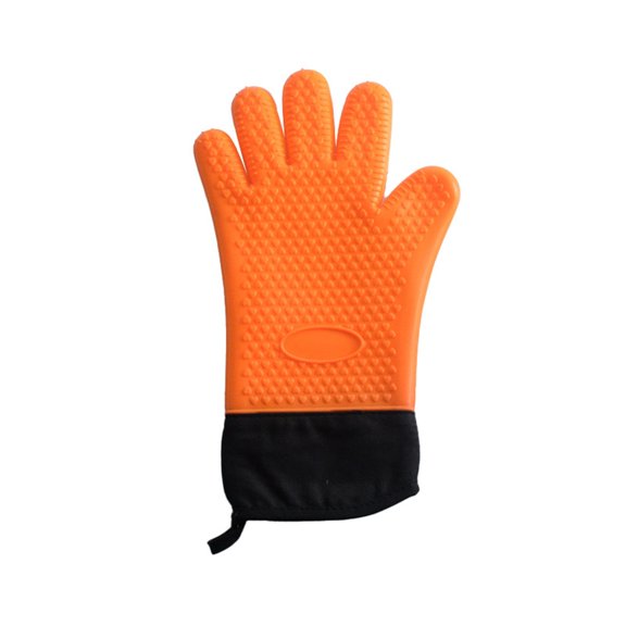 1 glove Oven Socks Kitchen Mitts For Grill Handling Orange
